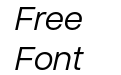 Fonetika Unlicensed Trial Light Italic