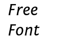 Fontin Sans Italic