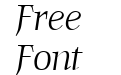 Francois Light Italic