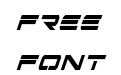 Free Agent Bold Condensed Italic