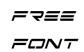 Free Agent Condensed Italic