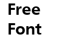 Free Set Bold Cyrillic