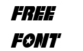 Freedom Fighter Condensed Italic