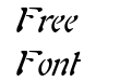 Freeform Italic