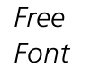 Frugal Sans Light Italic