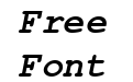 G_ Courier' Bold Italic