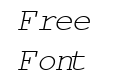 G_ Courier' Italic