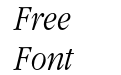 Garamond NarrowC Light Italic