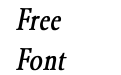 Garamond-Normal Condensed Bold Italic