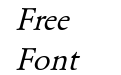 Garamond Normal Italic