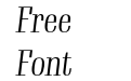 Gimlet Display Condensed Light Italic