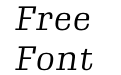 Gimlet Micro Light Italic