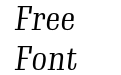 Gimlet Text Compressed Light Italic