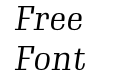 Gimlet Text Narrow Light Italic