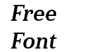 Haboro Serif Cond Bold It