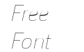 Helia Hairline Italic