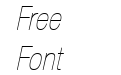 Helvetica27 Condensed Ultra Light Oblique