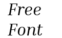 Inria Serif Italic