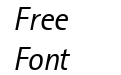 Libre Sans SerifS Si Italic