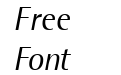 Libre Semi Sans LightS Si Italic