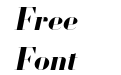 Louvette Banner Bold Italic