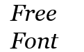 MS Reference Serif Italique