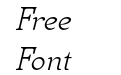 MekanusADF Std Italic