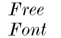 ModernMT Std Wide Italic