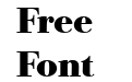 Bodoni Old Face BE Bold