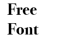 Bodoni SvtyTwo OS ITC TT Bold