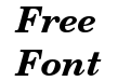 New Brunswick Bold Italic