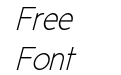 New Cicle Fina Italic