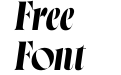 Norman Stencil Fat Italic