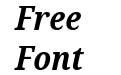 Noto Serif Condensed Bold Italic