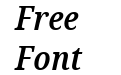 Noto Serif Condensed Semibold Italic