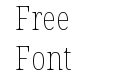 Noto Serif Condensed Thin