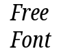 Noto Serif Extra Condensed Italic