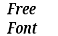 Noto Serif Extra Condensed Semibold Italic