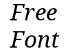 Noto Serif Italic