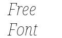 Noto Serif Semi Condensed Thin Italic