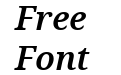 Noto Serif Semibold Italic