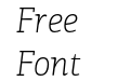 PF Centro Slab Pro Thin Italic