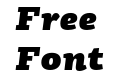 PF Centro Slab Pro U Black Italic