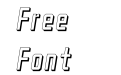 Petak Square Shadow Italic