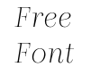 Presti Display Light Italic