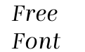 Presti Text Regular Italic