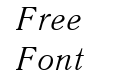 Quant AntiquaC Italic