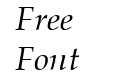 Queens Park Italic