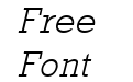 Rockney Light Italic