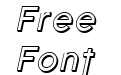 SF Florencesans Shaded Italic